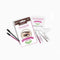 Brow Color Kit Dark Brown - Long Lasting Temporary Color - Lasts Up To 6 Weeks - 12 Applications - Gentle Plant Extract Formula - Professional Formula